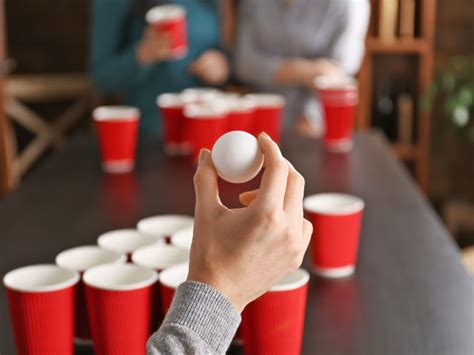 ping pong drinking game.
